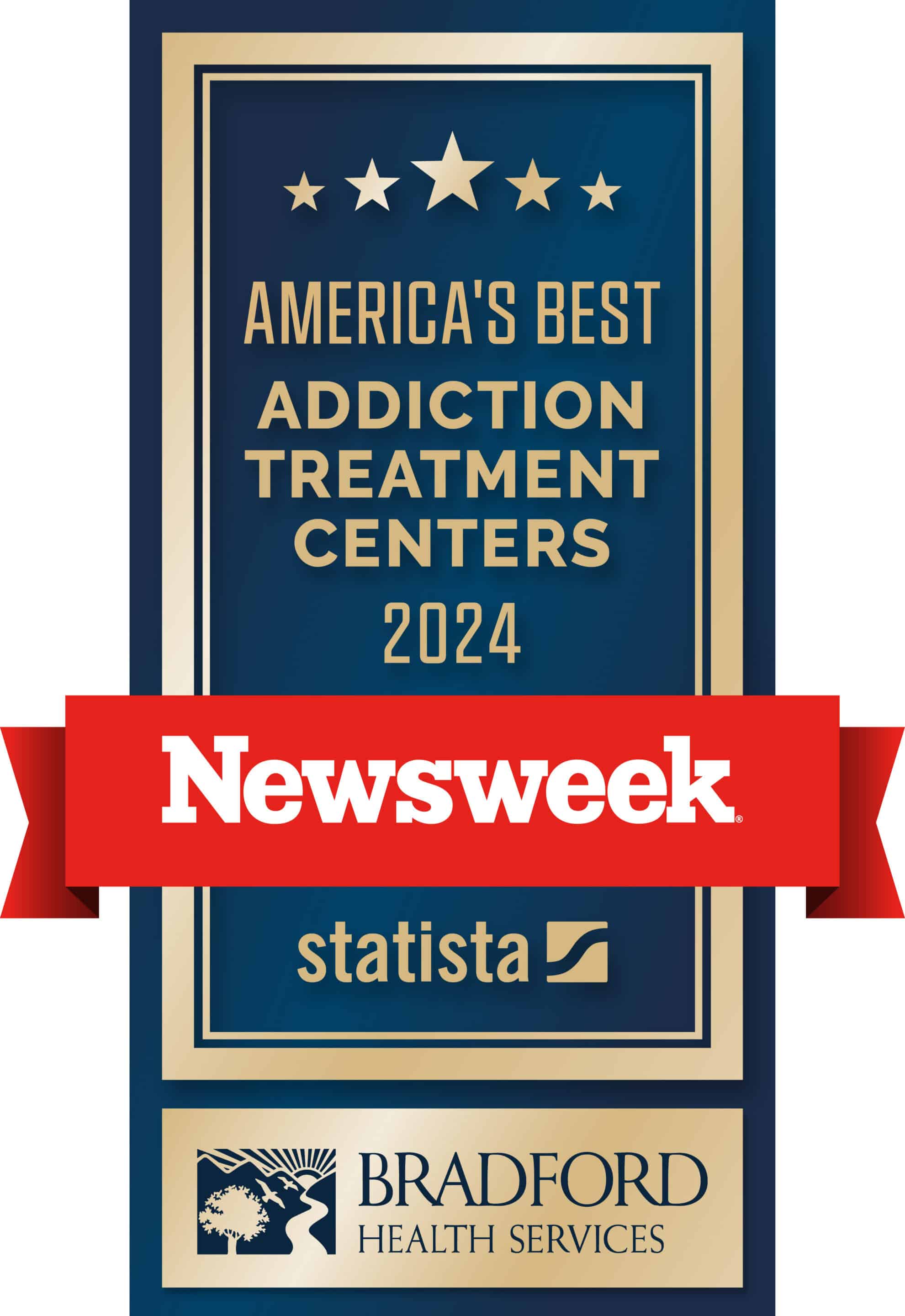 Newsweek selected Bradford at Madison as one of America’s best treatment centers.